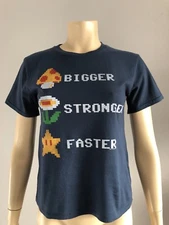 Junk Food Los Angeles "Bigger, Stronger , Faster"  T-Shirt Junioe Size M