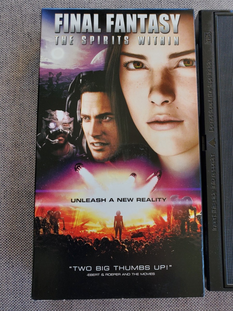 Final Fantasy: The Spirits Within ~ VHS ~ RARE FORMER