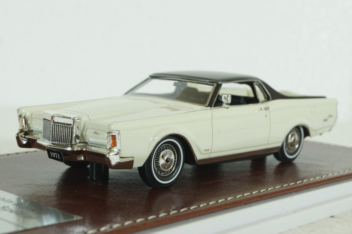 '72 Lincolnリンカーン Continentalコンチネンタル 1/43 1/43 GLM Stamp 1972 Lincolcn Continental Mark IV Light Ivy