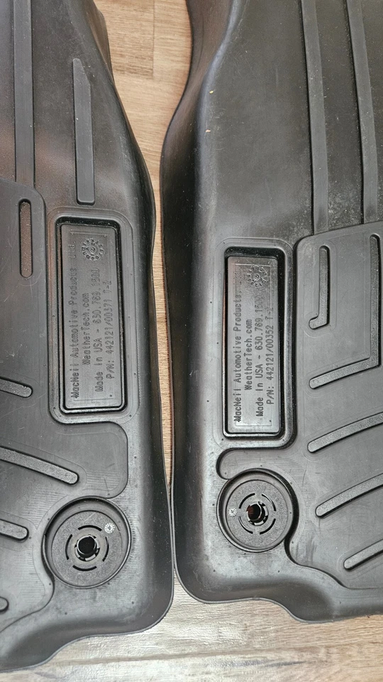 Juego alfombrillas delanteras negras (TL) B8 2010-2016 AUDI A5 S5 RS5 A4 S4 Weathertech Foto 4 de 4