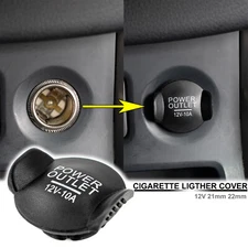 Car Cigarette Lighter Power Socket Outlet Plug Cover Auto Cap Universal 12V