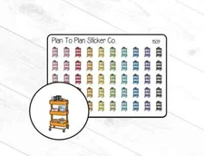 1509~~Planner Cart Planner Stickers