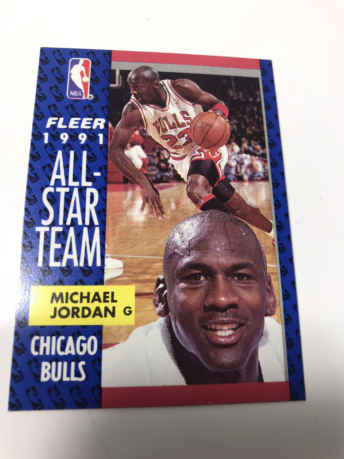 1991 Fleer Michael jordan All-Star Team #211