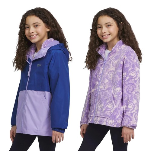 NEW Eddie Bauer Girls Youth 3-in-1 Jacket, Purple, Size Large 14/16 - Picture 2 of 9