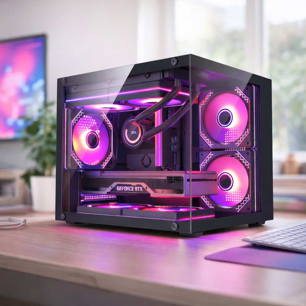 i7-7700 ARGBケース新品 16G 512GB win11 office ARGB Gaming PC Desktop i7 , Computer 16GB RAM 1TB SSD GTX 1070