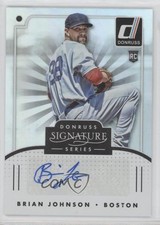 2016 Panini Donruss Signature Series Brian Johnson #SGS-BJ Auto 10ip