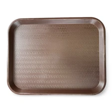 School Cafeteria Tray, Brown, Full Size High Quality, 18 x 14