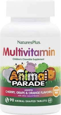 NaturesPlus Animal Parade Sugar-Free Children's 90 Count (Pack of 2) 