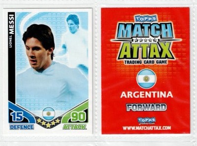 LIONEL MESSI - Argentinien 2 - Vintage gesuchte Karten - verschiedene Posen - Comps