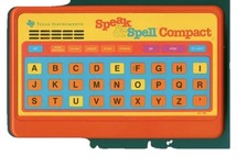 Texas Instruments Speak and Spell Compact Toy Game Vintage Learning Educational