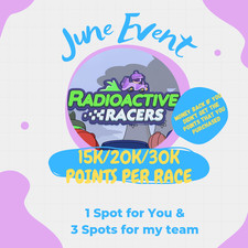 Mono poly Go Radioactive Racers June 24th, 2026 Points per Race 