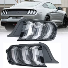 LED Rear Tail Light Lamp Brake For Ford Mustang 2015 2016 2017-2023 Clear Lens
