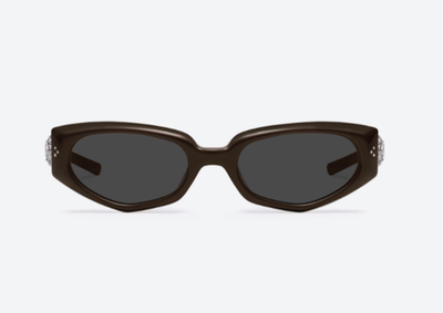 Gentle Monster Ruvy Van BR3 Sunglasses Brown/Black With Case New