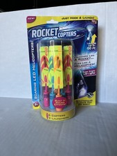 Rocket Copters Soaring LED Helicopters Slingshot "As Seen On TV" NEW