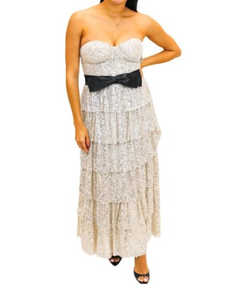 Mable Sequin Layered Dress Size S
