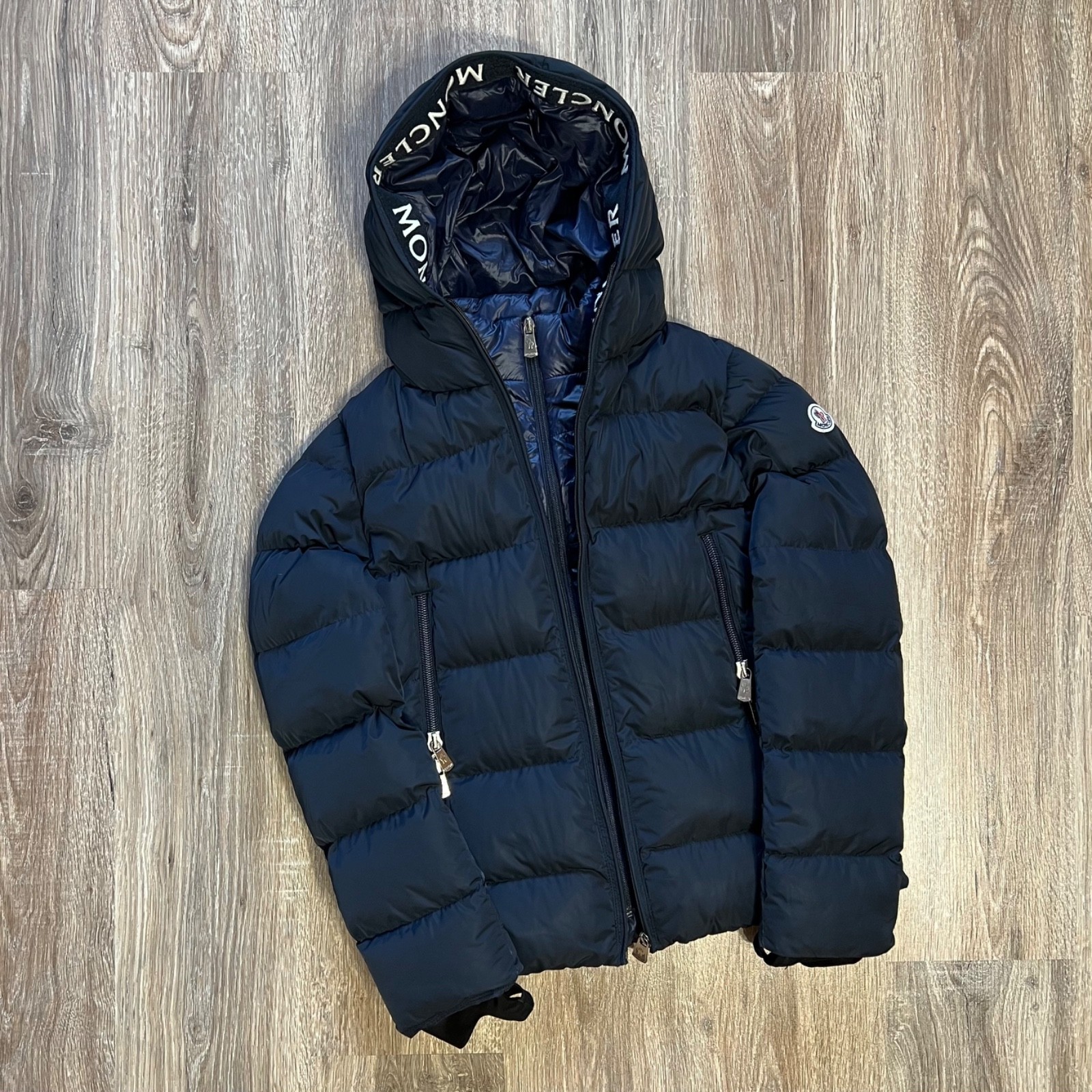 Moncler Montcla Size 1 Medium M Black Down Women's Puffer Jacket thumbnail 2