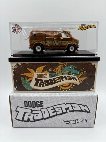 2025 Hot Wheels RLC Red Line Club Exclusive Root Beer Dodge Tradesman Van