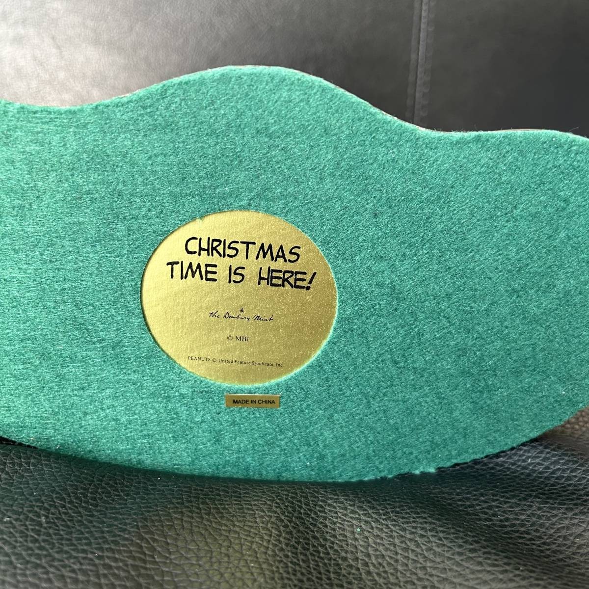 10/7まで値下げ ダンバリーミント スヌーピー クリスマス ライトアップ Danbury Mint Charlie Brown Snoopy Peanuts Christmas time is