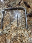 Vintage Stainless Cheese Slicer Cutter Wire Prong Wood Handle Japan - 8 3/8" — photo 2