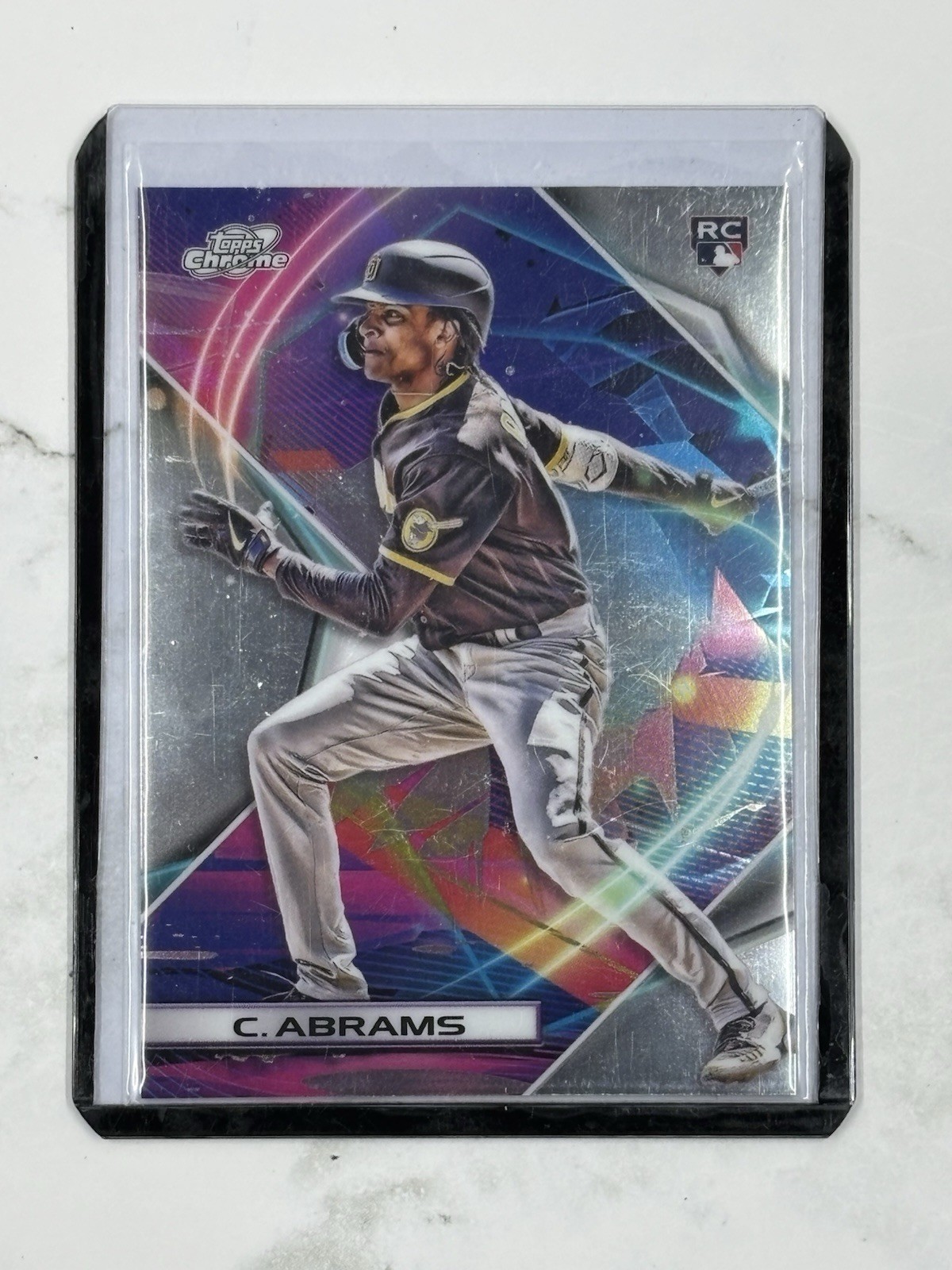 2022 Topps Cosmic Chrome - C.J. Abrams #133 Refractor (RC)
