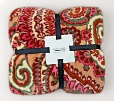 Vera Bradley Throw Blanket  in Capri Pink Tonal NWT