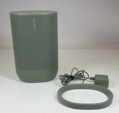Olive Green Sonos Move 2 (Gen 2) Wireless Bluetooth Speaker A202, Works S/N pics