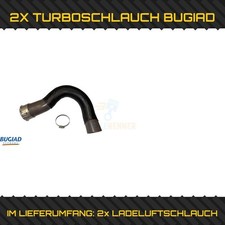 2X BUGIAD LADELUFTSCHLAUCH FÜR DACIA - MITSUBISHI - RENAULT