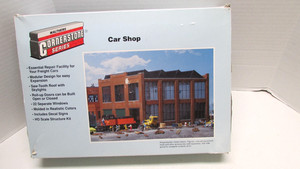 Walthers Cornerstone HO Scale ~ Car Shop  Kit  933-3040 OPEN BOX as-is
