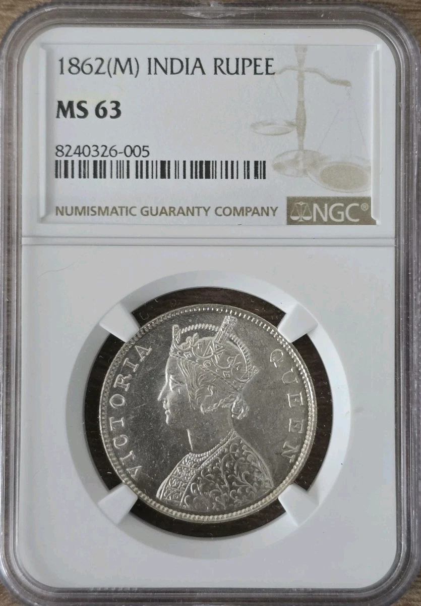 1889年 インド 1/4アンナ NGC MS63 RB MS 63 Graded British Indian Coins for sale | eBay