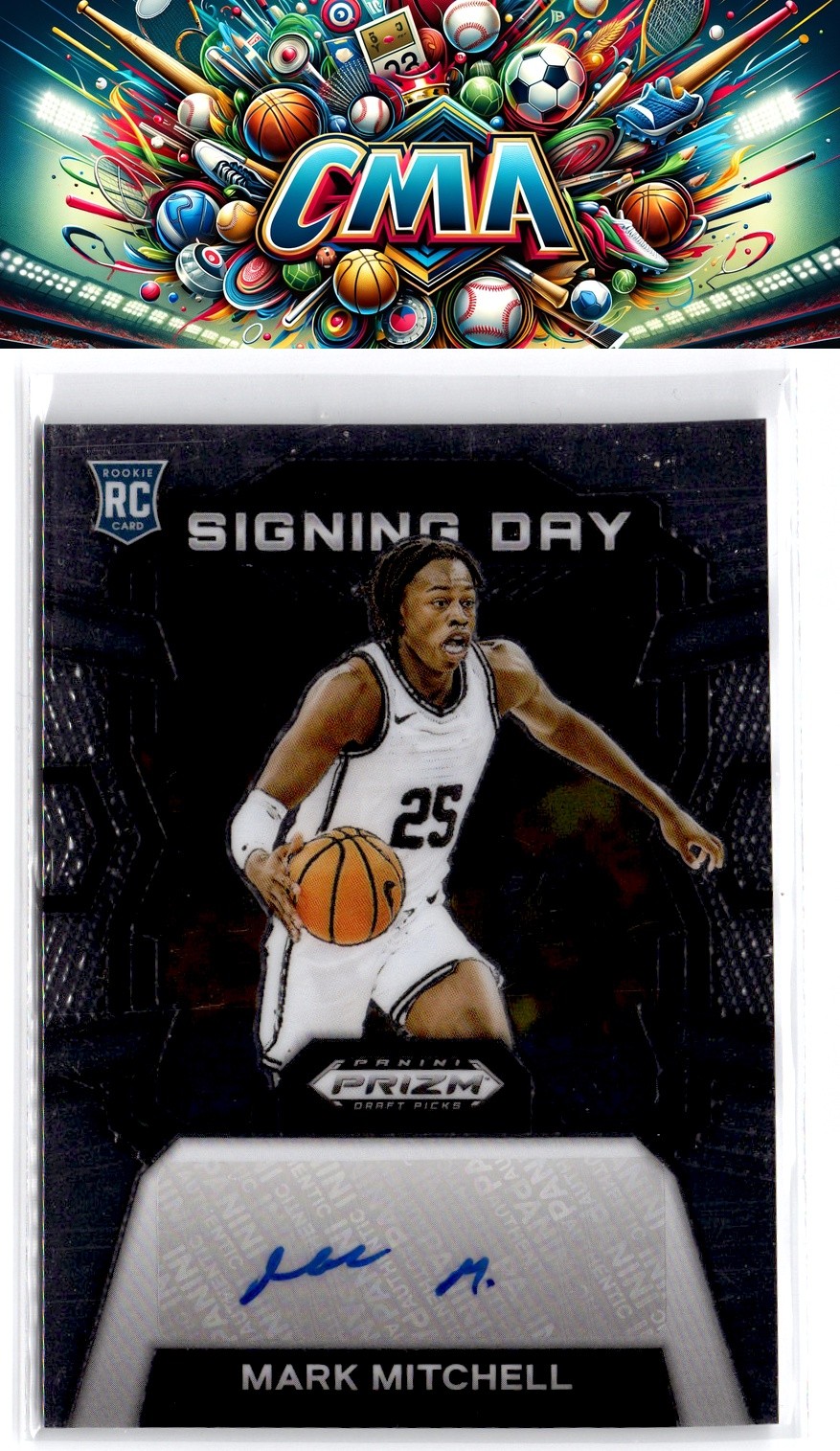 2024 Panini Prizm Draft Picks #SD-MIT Mark Mitchell Signing Day