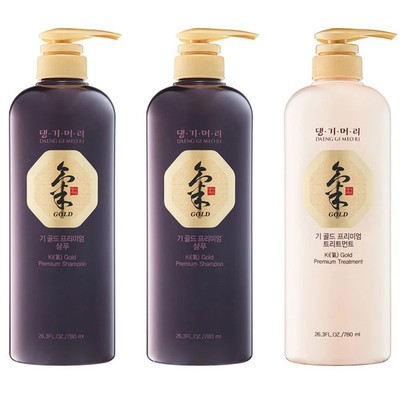 DAENG GI MEO RI KI GOLD PREMIUM SHAMPOO TREATMENT HAIR SET GINSENG HAIR LOSS 3PK