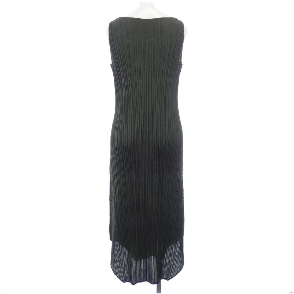 Pleats Please ISSEY MIYAKE Dress SIZE 2 Khaki sheer PP33 Pleats Please ISSEY MIYAKE Dress SIZE 2 Khaki sheer PP33