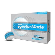 TaylorMade 2026 Tour Response Neon Blue Stripe Golf Balls - 1 Dozen