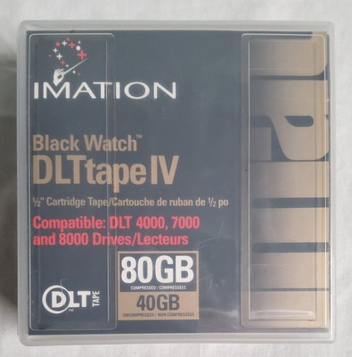 Imation Black Watch DLT Tape IV 1/2'' Cartridge Tape. SW158