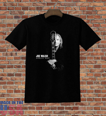 Joe Walsh - Analog Man Cotton black T Shirt Full Size S-5XL