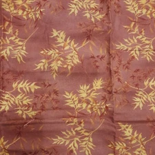 Flora Fern by P&B Textiles 2005 Fabric 43" X 18" 100% Cotton Fall Harvest Leaves