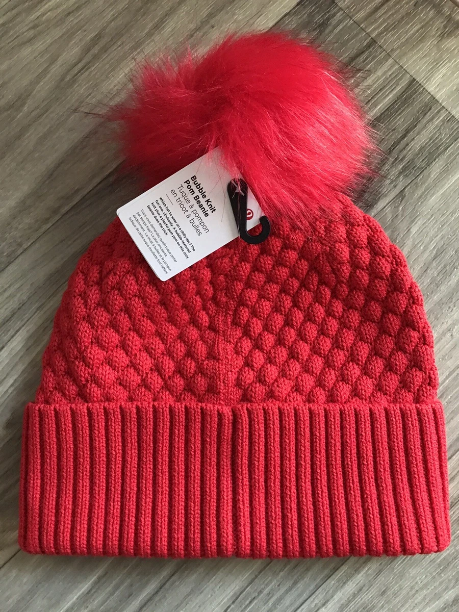 Lululemon Women Bubble Knit Pom Beanie Women's accessories