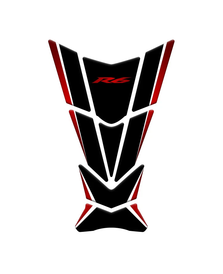 AZ GRAPHISHOP PARASERBATOIO RESINA 3D TANKPAD YAMAHA YZF – R6 2009–2014 GP-356(MSL)(Dark Red)