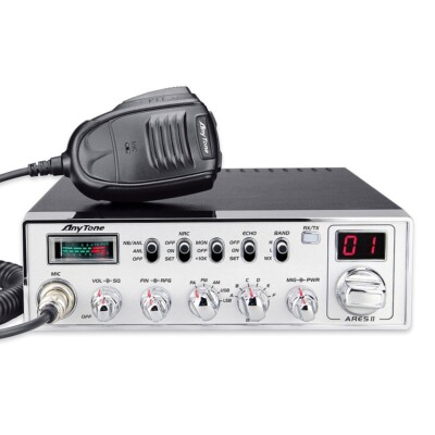AnyTone ARES II 10 Meter Radio for Truck with CTCSS/DCS, Power output Max FM 40W