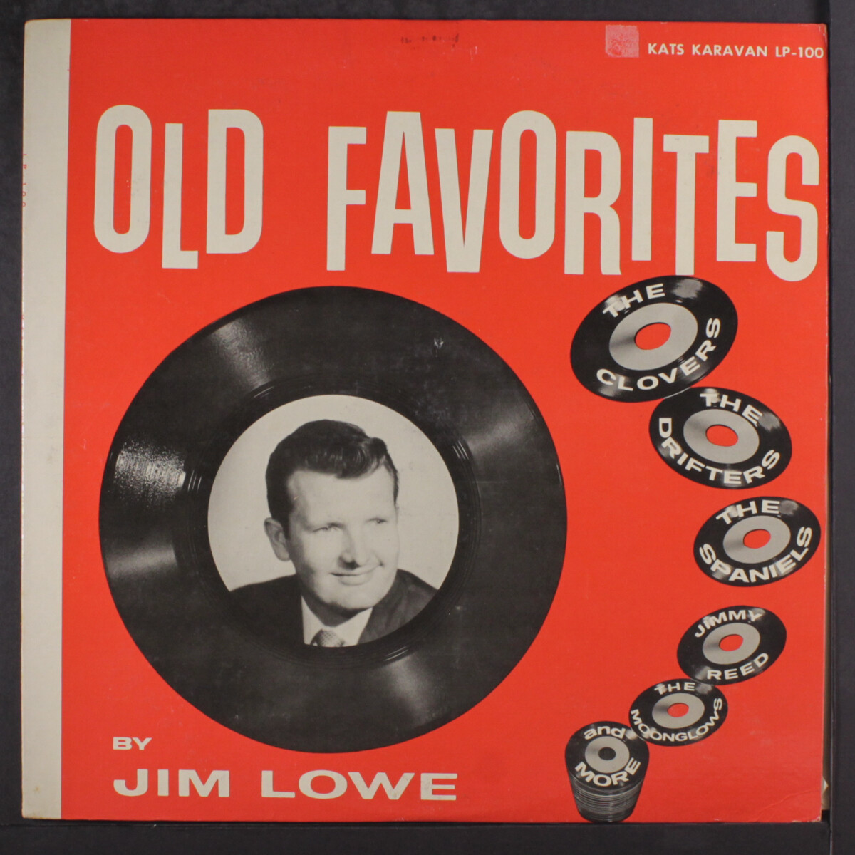 VARIOUS: old favorites by jim lowe KATS KARAVAN 12" LP 33 RPM