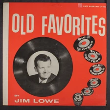 VARIOUS: old favorites by jim lowe KATS KARAVAN 12" LP 33 RPM