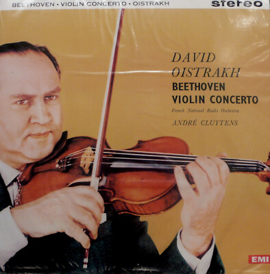 COLUMBIA SAX-2315 BEETHOVEN VIOLIN CONCERTO CLUYTENS OISTRACH REISSUE 180g