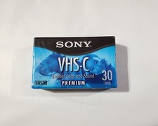 SONY VHS-C Video Tape 30 Minute Premium Sealed TC-30VHGL