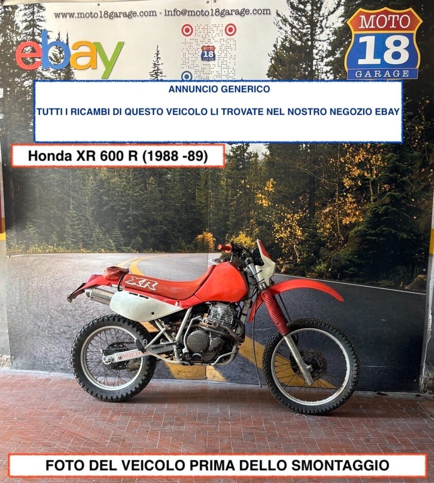 Sono Disponibili Ricambi moto usati scrivi x Honda XR 600 R 1988