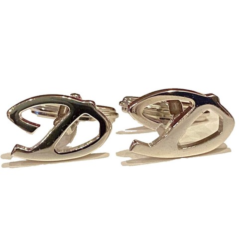 S.T. Dupont Gold and Palladium Guilloche Cufflinks, 005503, 0053