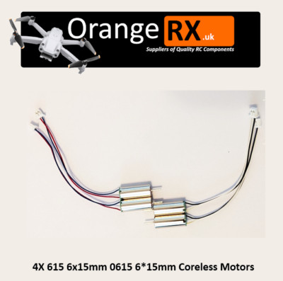 6 x 15 mm Motor Ersatz 4 Motoren x2 CW x2 CCW gebürstete Motoren UK Verkäufer UK Lager