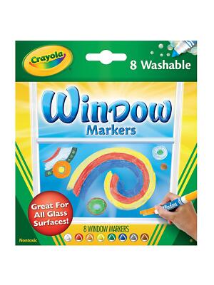 Crayola Washable Window Markers - set of 8