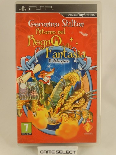 Geronimo Stilton Return To Fantasy Kingdom Sony PSP PAL (Italian) Complete