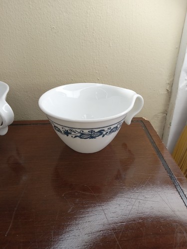 Vintage Corelle Old Time Blue/Blue Onion Hook Coffee Cups Set of 4 - Picture 2 of 6