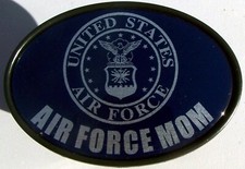 USAF US Air Force MOM w/Emblem 2" Hitch Cover Plug USA Made Free Shipping